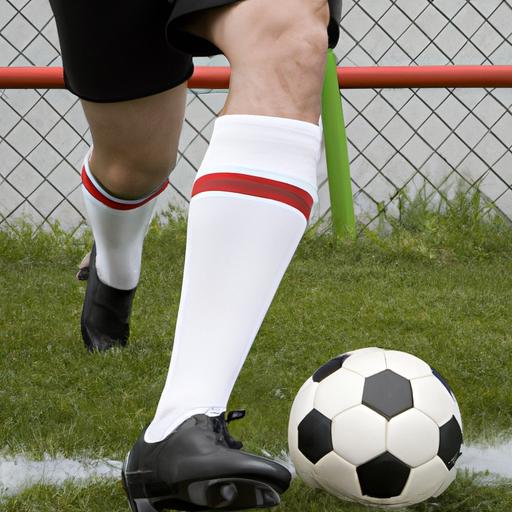 Cầu thủ trượt chân để đá bóng khỏi đối thủ