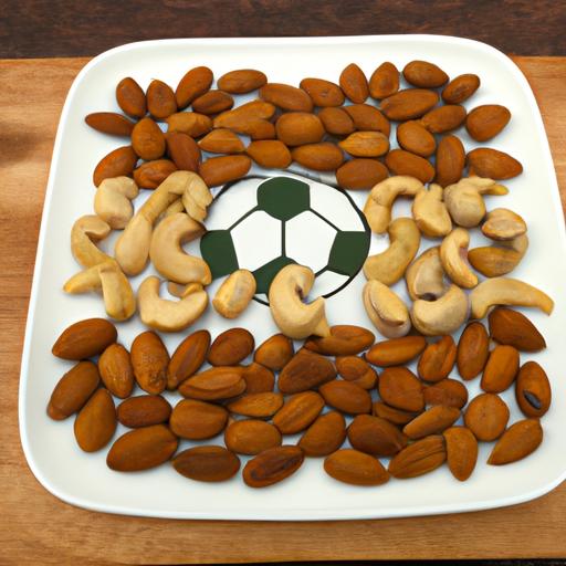 Thức phẩm giàu dinh dưỡng như hạt và hạt giống thích hợp để giữ năng lượng cao khi xem bóng đá.